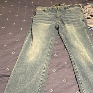 True Religion Men's Relaxed Jeans - Faded Blue